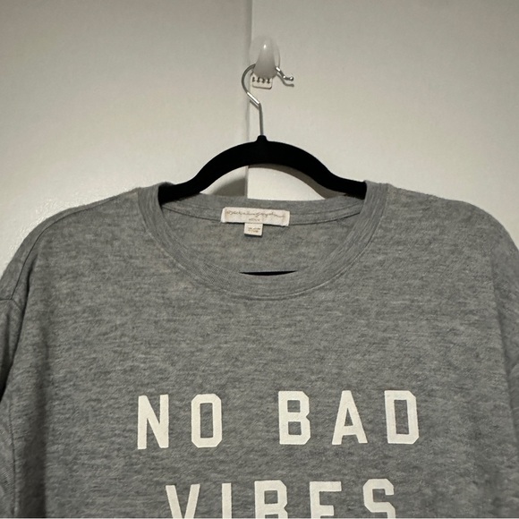 Spiritual Gangster No Bad Vibes Crew Neck Gray Pullover size medium - Picture 2 of 6